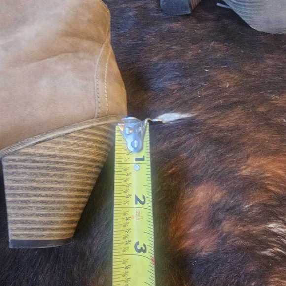 Mia suede look lace ankle booties - Picture 3 of 4